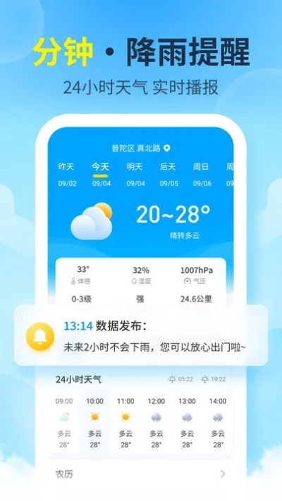 即时天气预报（即时天气预报官方版下载安装）