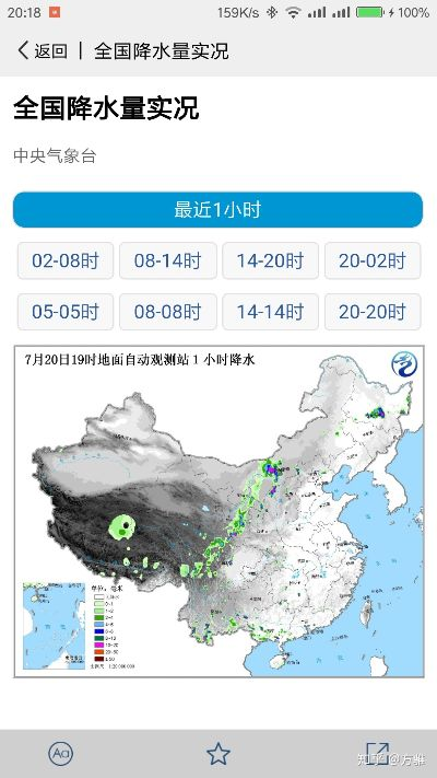 降水量预报（全国168小时降水量预报）
